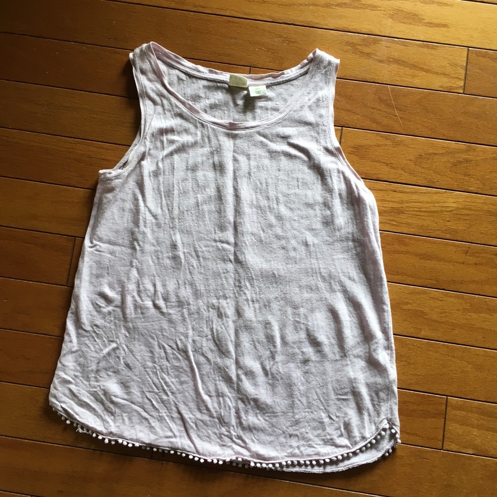 Lucy & Laurel linen sleeveless shirt
